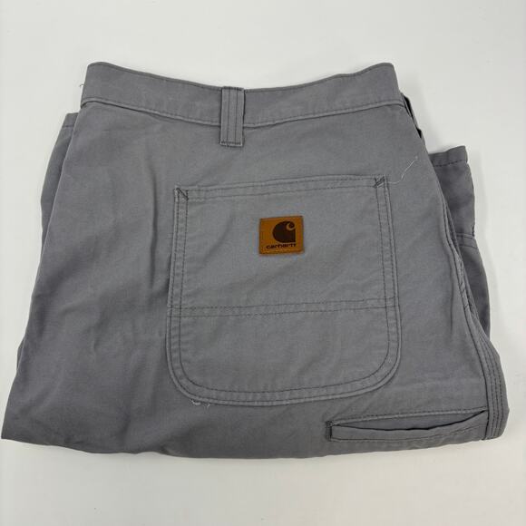 Carhartt Sz42 Solid Gray Original Fit Utility Jean Shorts - Picture 1 of 6
